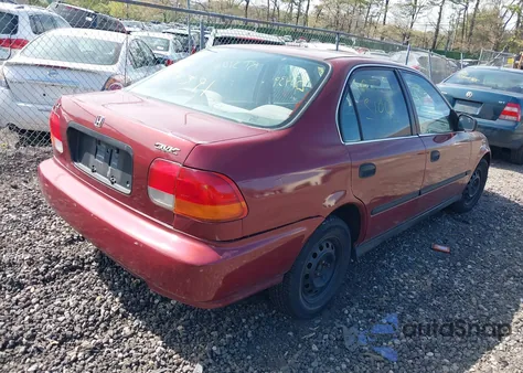 1997 Honda Civic Lx from USA, damaged, VIN 1HGEJ6671VL008531
